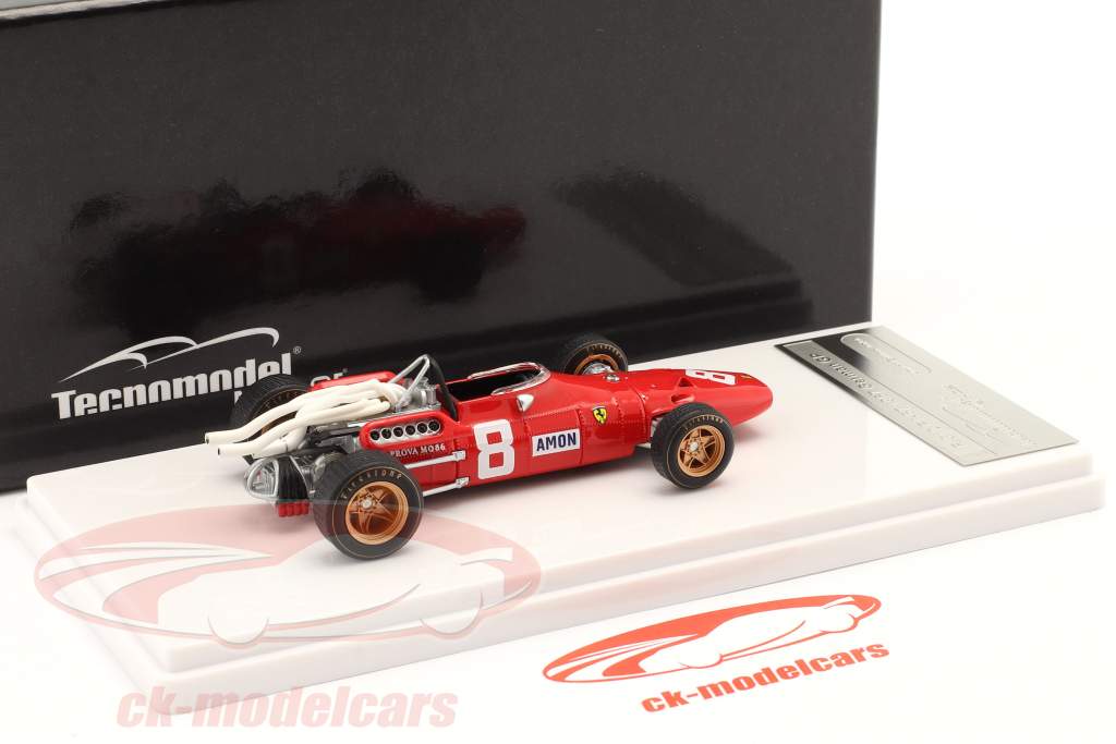 Chris Amon Ferrari 312/67 #8 3e Allemand GP formule 1 1967 1:43 Tecnomodel