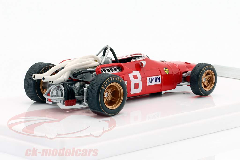 Chris Amon Ferrari 312/67 #8 3rd German GP formula 1 1967 1:43 Tecnomodel