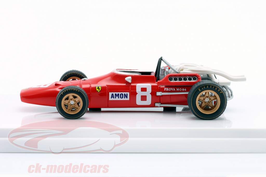 Chris Amon Ferrari 312/67 #8 3 tysk GP formel 1 1967 1:43 Tecnomodel