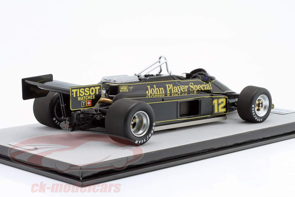 Nigel Mansell Lotus 87 #12 4ème Las Vegas GP formule 1 1981 1:18 Tecnomodel