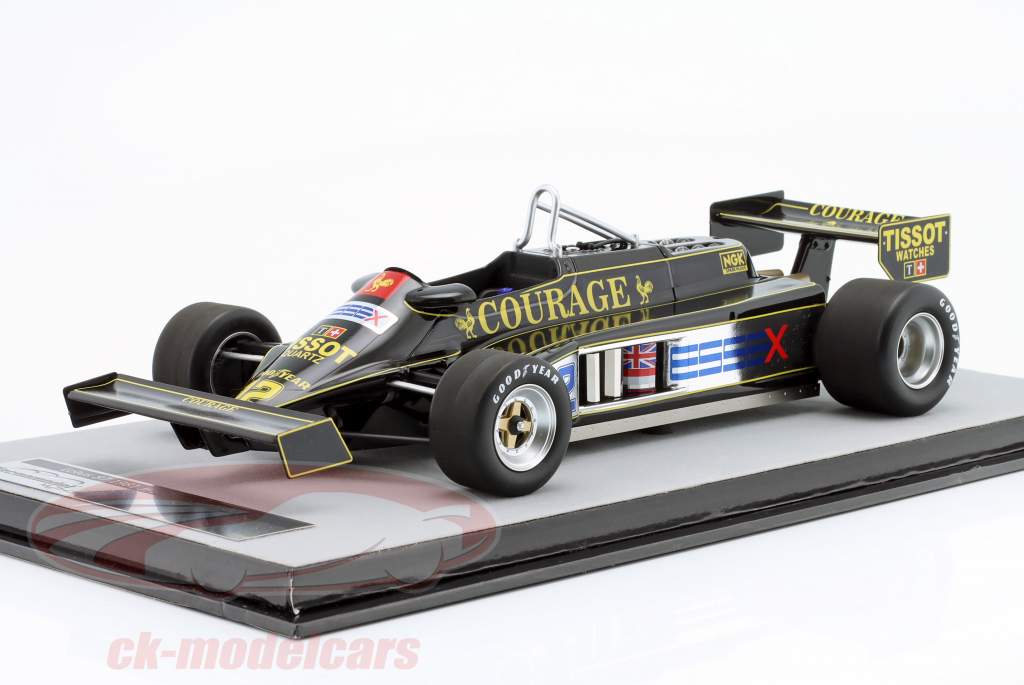 Nigel Mansell Lotus 87 #12 Britanique GP formule 1 1981 1:18 Tecnomodel