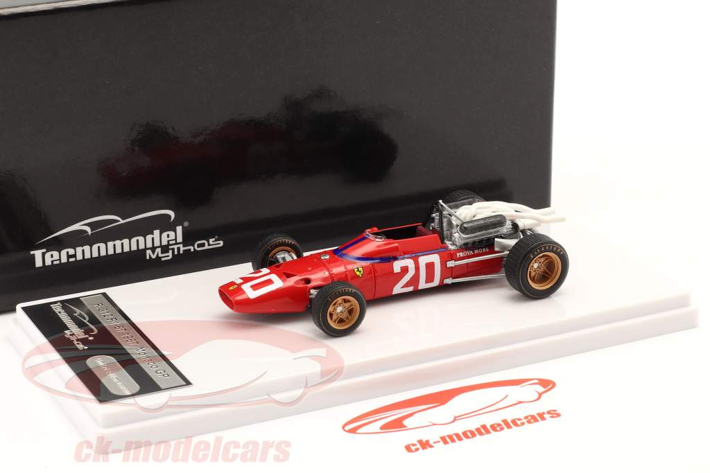 Chris Amon Ferrari 312/67 #20 3ro Mónaco GP fórmula 1 1967 1:43 Tecnomodel