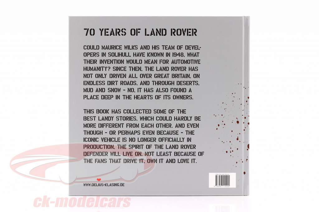 En bog: Landy Love - siden 1948 / 70 years of Land Rover (Engelsk)