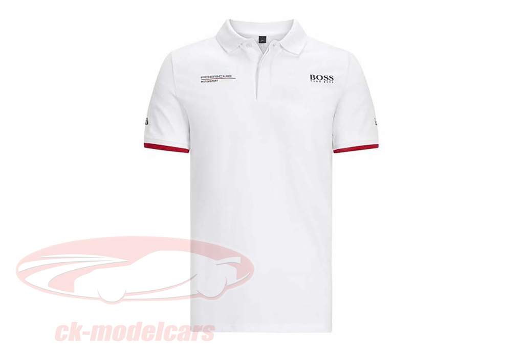 Team camisa polo Porsche Motorsport Colección blanco