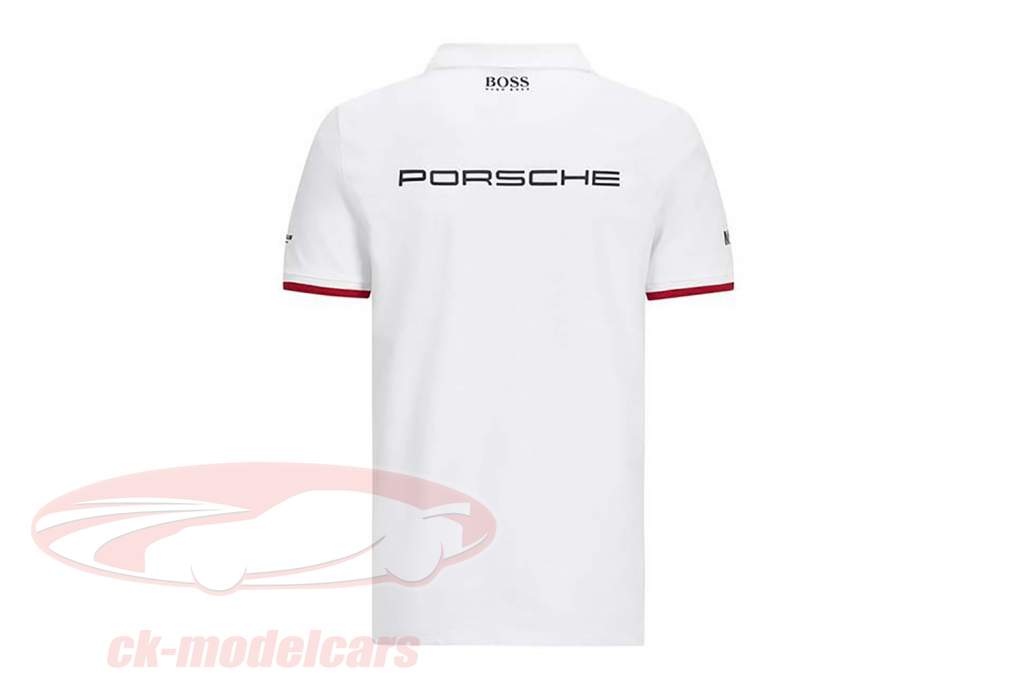 Team camisa polo Porsche Motorsport Colección blanco