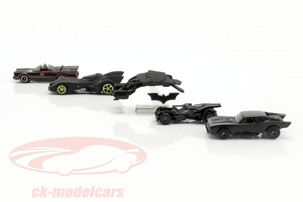 5-Car Set Batman Batmobile 1:64 HotWheels