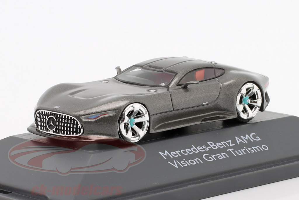 Mercedes-Benz AMG Vision GT year 2013 dark silver grey 1:64 Schuco