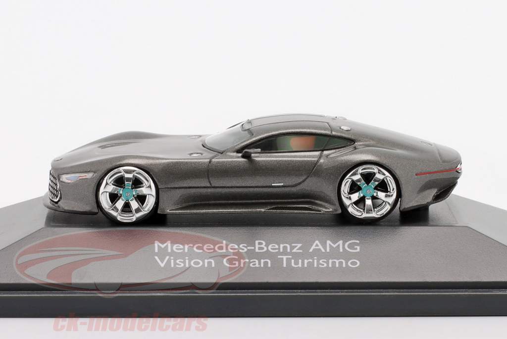 Mercedes-Benz AMG Vision GT bouwjaar 2013 donker zilvergrijs 1:64 Schuco