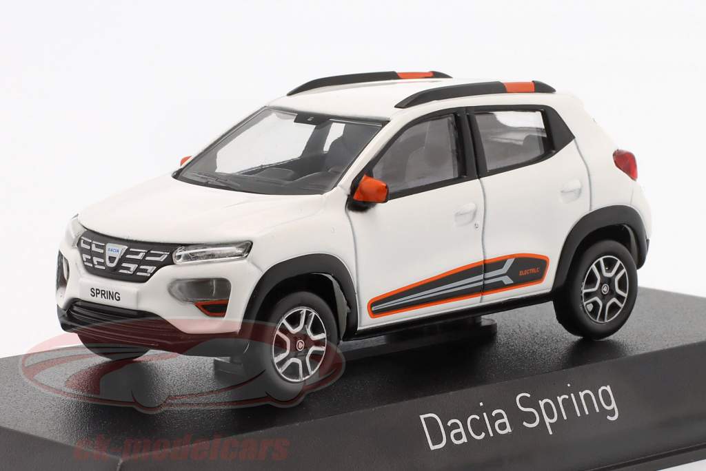 Dacia Spring Comfort Plus year 2022 kaolin white 1:43 Norev