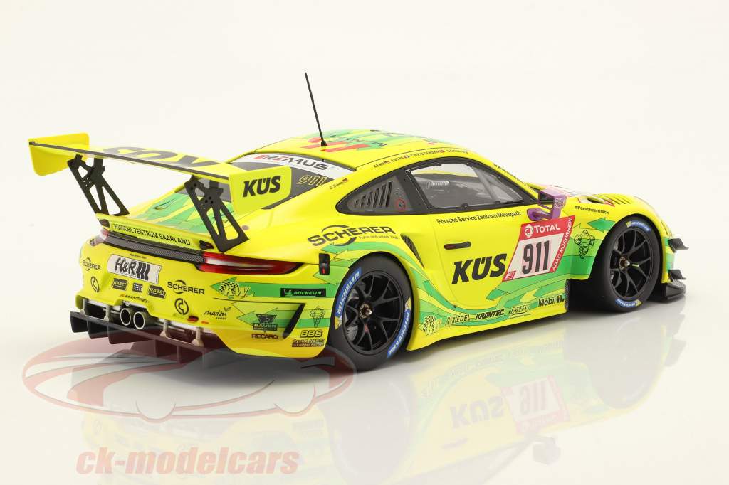 Porsche 911 GT3 R #911 vinder 24h Nürburgring 2021 Manthey Grello 1:18 Minichamps