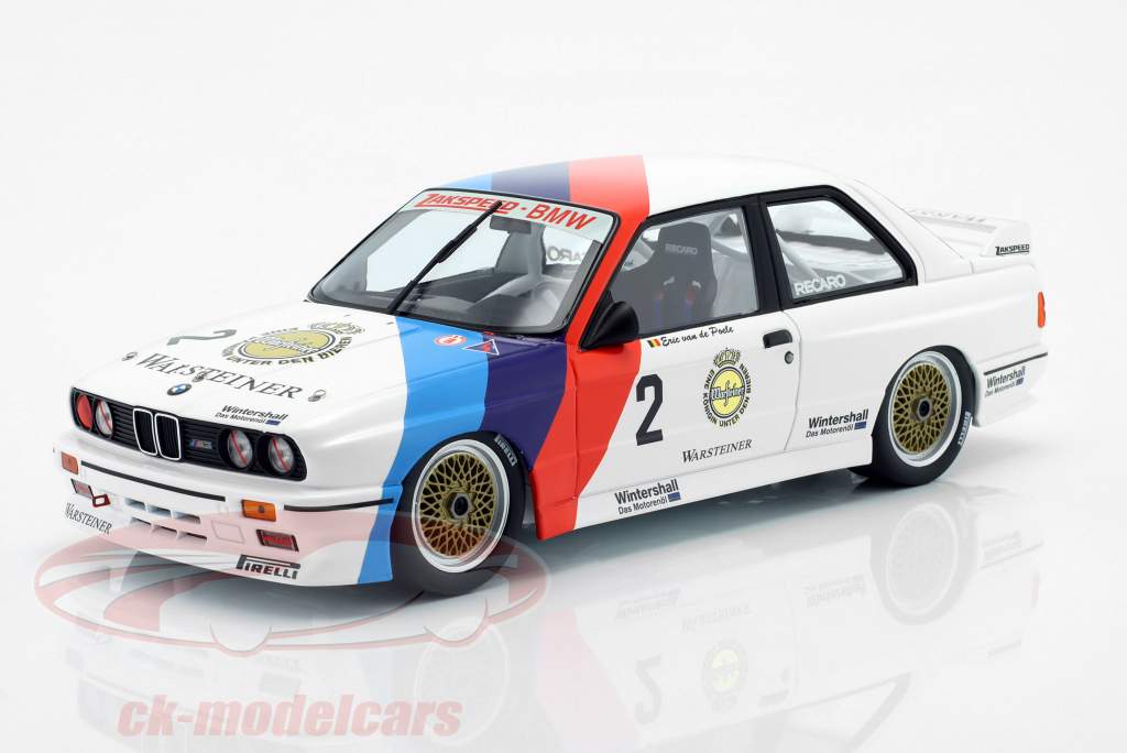 BMW M3 (E30) #2 DTM campeón 1987 Eric van de Poele 1:18 Minichamps