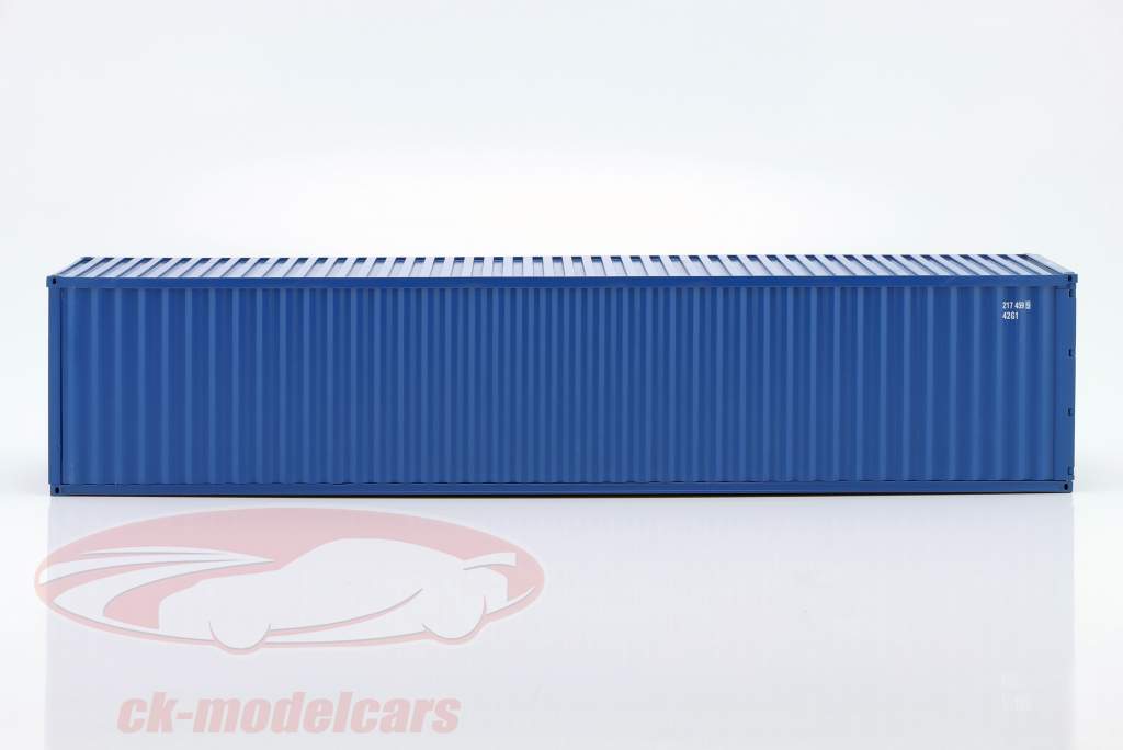 40 FT Sea Container blue 1:18 NZG
