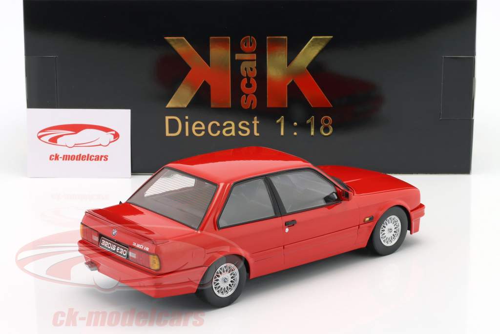 BMW 320iS E30 Italo M3 建设年份 1989 红色的 1:18 KK-Scale