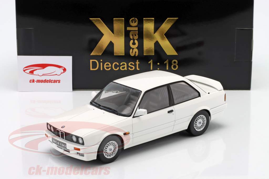 BMW 320iS E30 Italo M3 建设年份 1989 白色的 1:18 KK-Scale