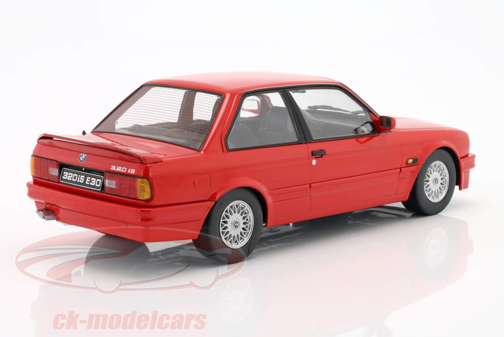 BMW 320iS E30 Italo M3 Anno di costruzione 1989 rosso 1:18 KK-Scale