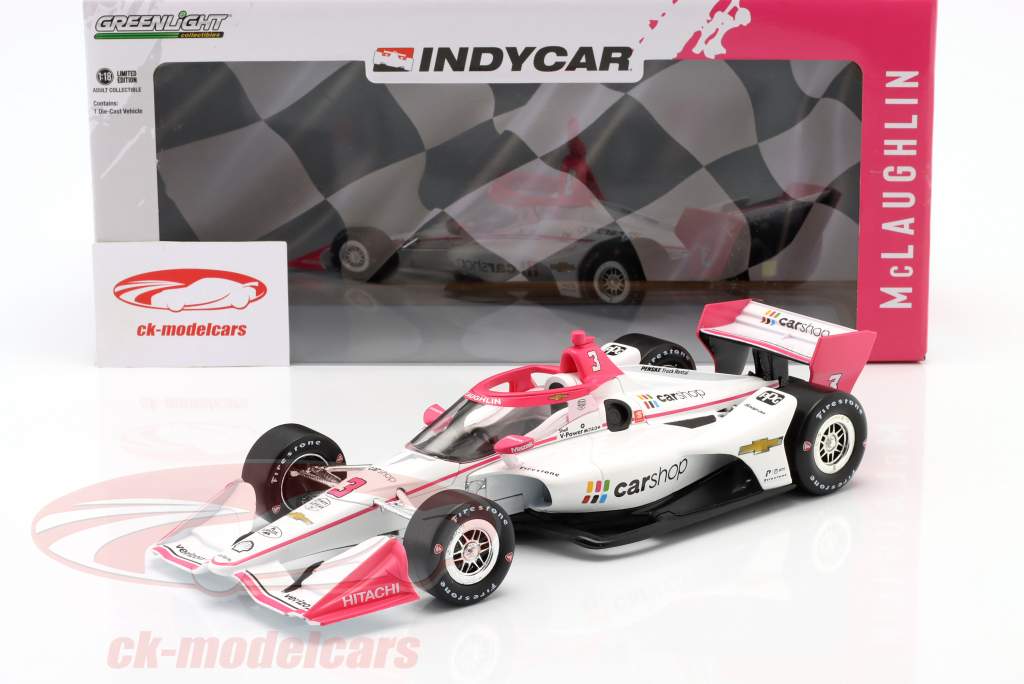 Scott McLaughlin Chevrolet #3 IndyCar Series 2021 1:18 Lumière verte