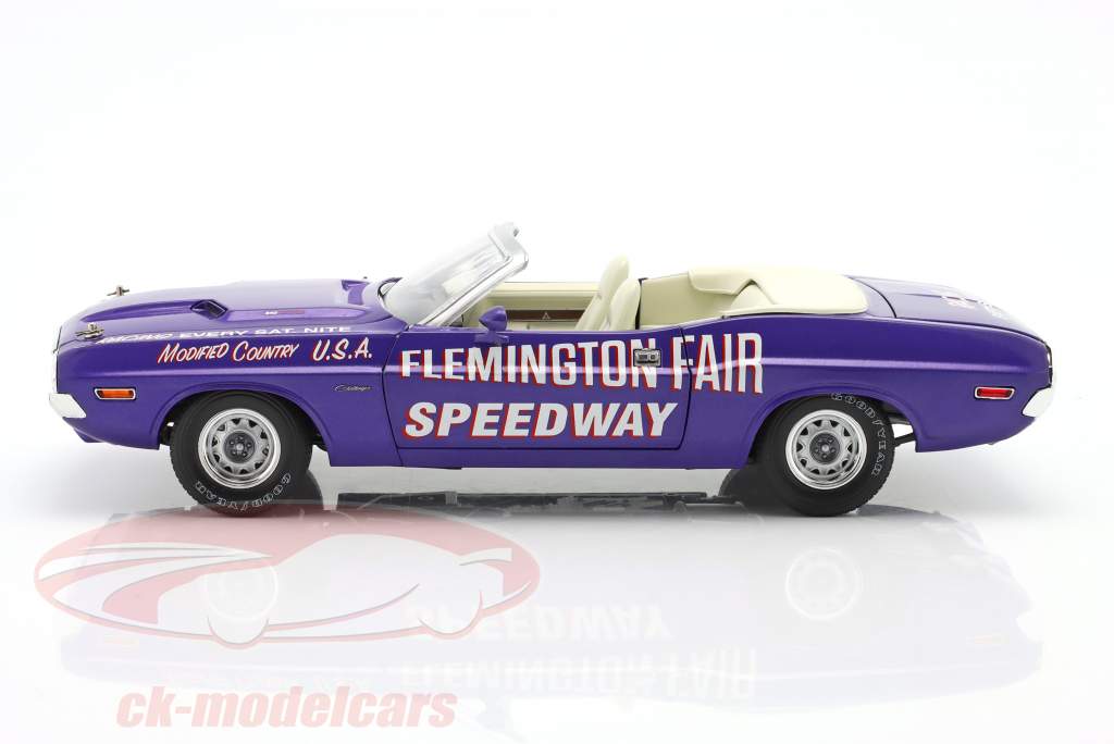 Dodge Challenger Convertible 1971 Flemington Fair Speedway Pace Car 1:18 Greenlight