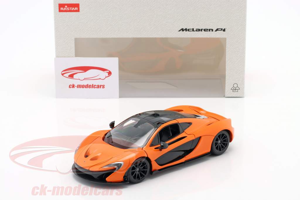 McLaren P1 Byggeår 2017 orange 1:24 Rastar