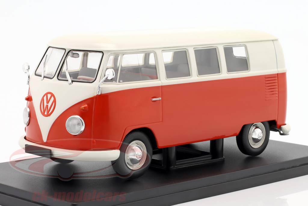 Volkswagen VW T1 Van year 1960 red / white 1:24 Hachette