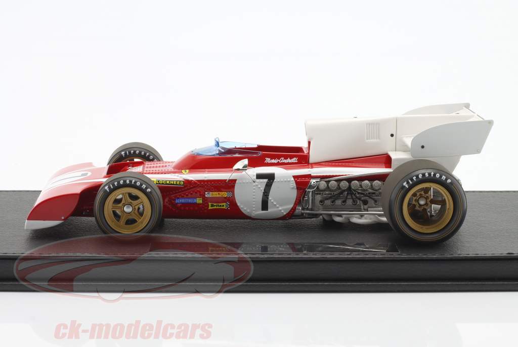 Mario Andretti Ferrari 312B2 #7 4ème Afrique du Sud GP formule 1 1972 1:18 GP Replicas