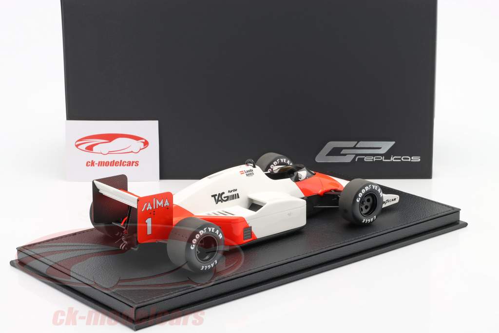 Niki Lauda McLaren MP4/2B #1 formula 1 1985 1:18 GP Replicas