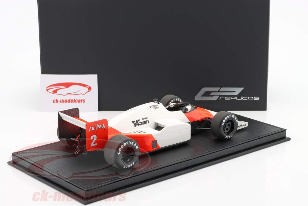 Alain Prost McLaren MP4/2B #2 formule 1 Champion du monde 1985 1:18 GP Replicas