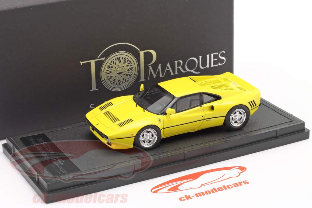 Ferrari 288 GTO Byggeår 1984 gul 1:43 TopMarques