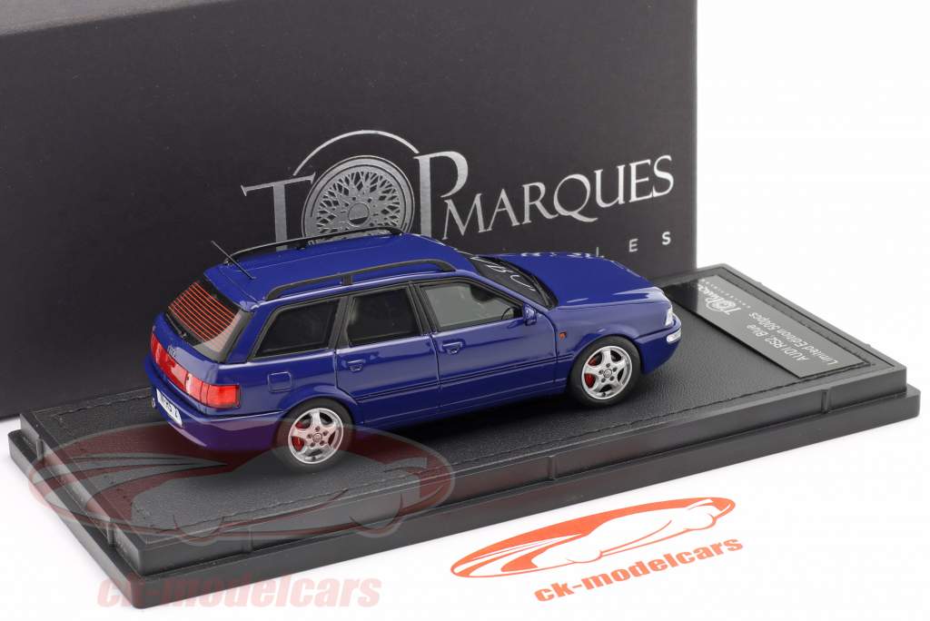 Audi Avant RS2 Byggeår 1994 blå 1:43 TopMarques