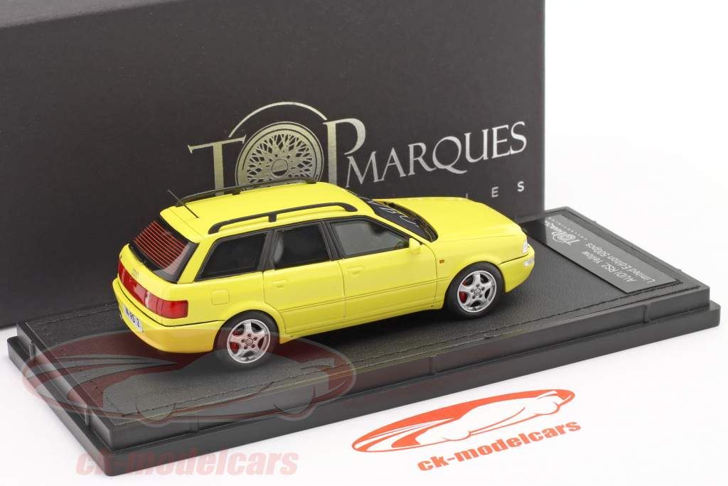 Audi Avant RS2 Byggeår 1994 gul 1:43 TopMarques