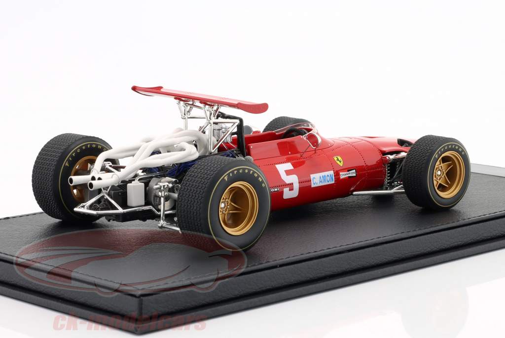 Chris Amon Ferrari 312 #5 2nd British GP formula 1 1968 1:18 GP Replicas