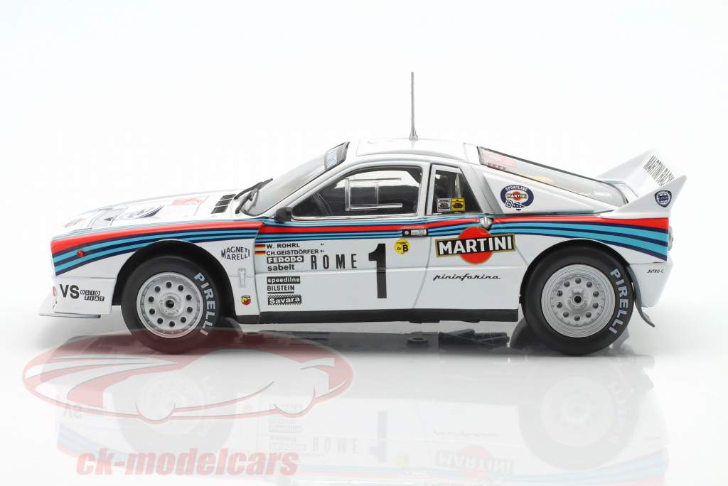 Lancia Rally 037 #1 vinder Rallye Monte Carlo 1983 Röhrl, Geistdörfer 1:24 Ixo