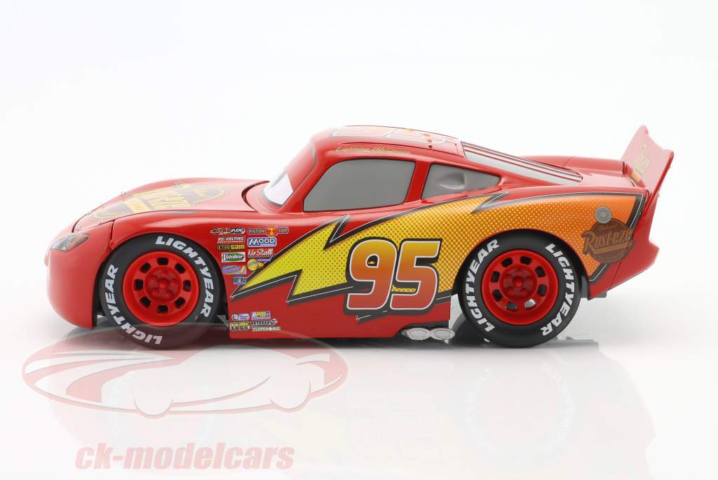 Lightning McQueen #95 Disney Film Cars rød 1:24 Jada Toys