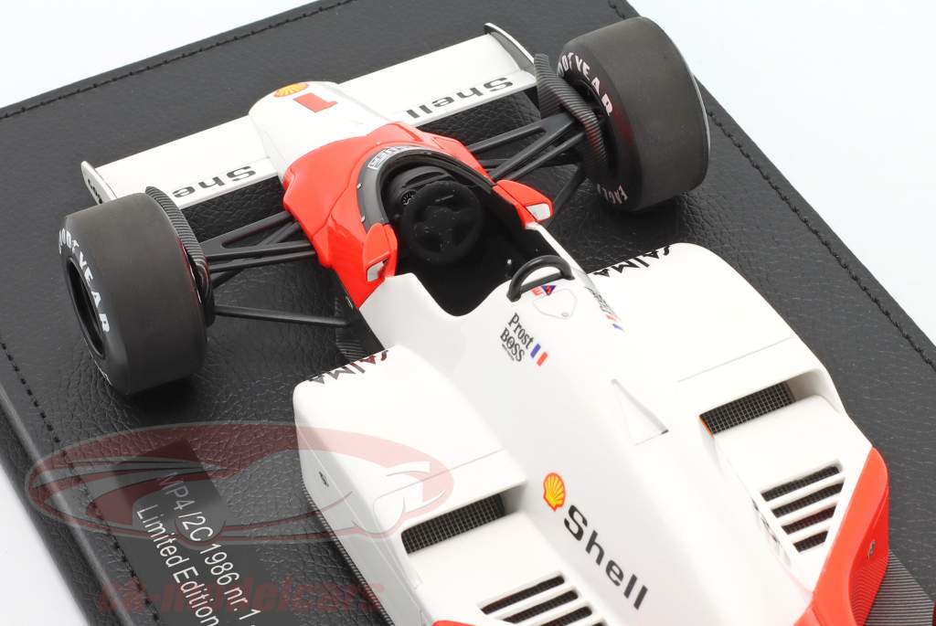 Alain Prost McLaren MP4/2C #1 fórmula 1 Campeón mundial 1986 1:18 GP Replicas