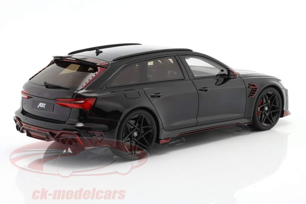 Audi A6 RS6 Avant (C8) ABT Año de construcción 2021 noche negra 1:18 GT-Spirit