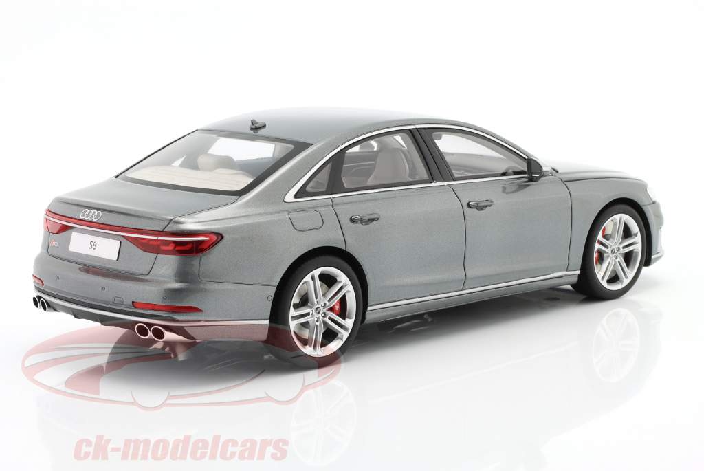 Audi A8 S8 Ano de construção 2020 Daytona Cinza 1:18 GT-Spirit