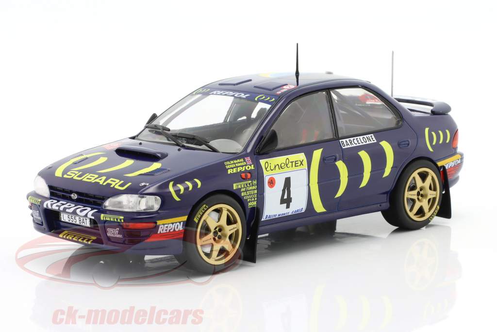 Subaru Impreza 555 #4 Rallye Monte Carlo 1995 McRae, Ringer 1:24 Ixo