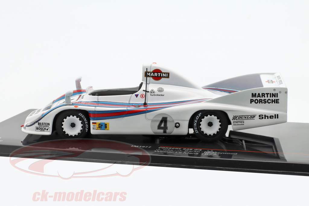Porsche 936/77 #4 vinder 24h LeMans 1977 Ickx, Barth, Haywood 1:43 Ixo