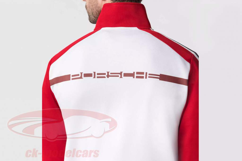 Training jacket Porsche RS 2.7 Collection white / red / olive green