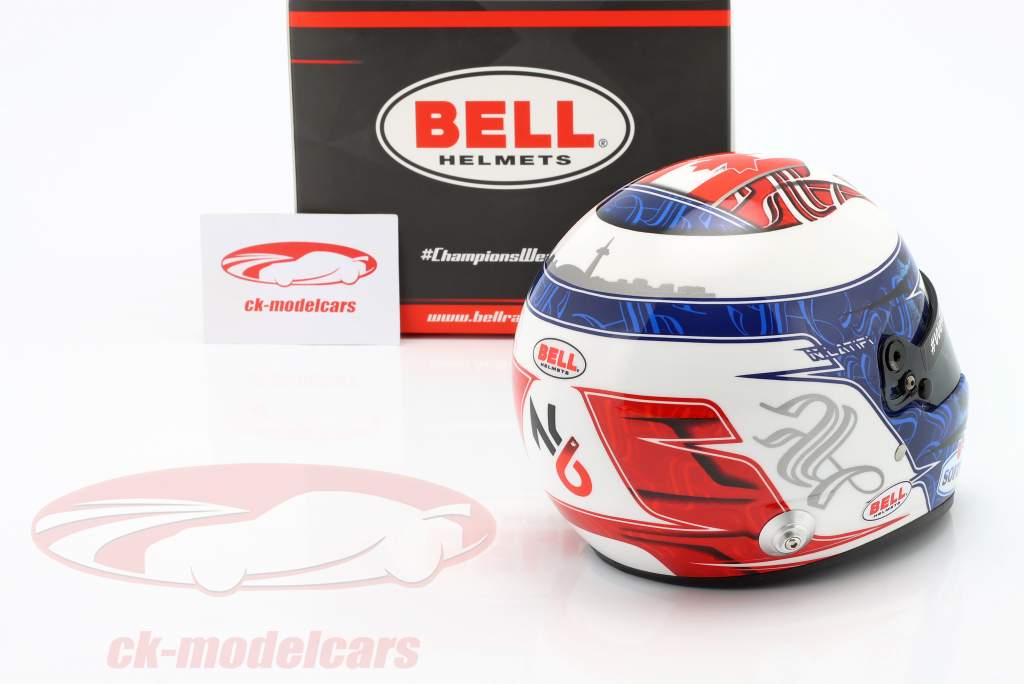 Nicholas Latifi #6 Williams Racing formula 1 2022 helmet 1:2 Bell
