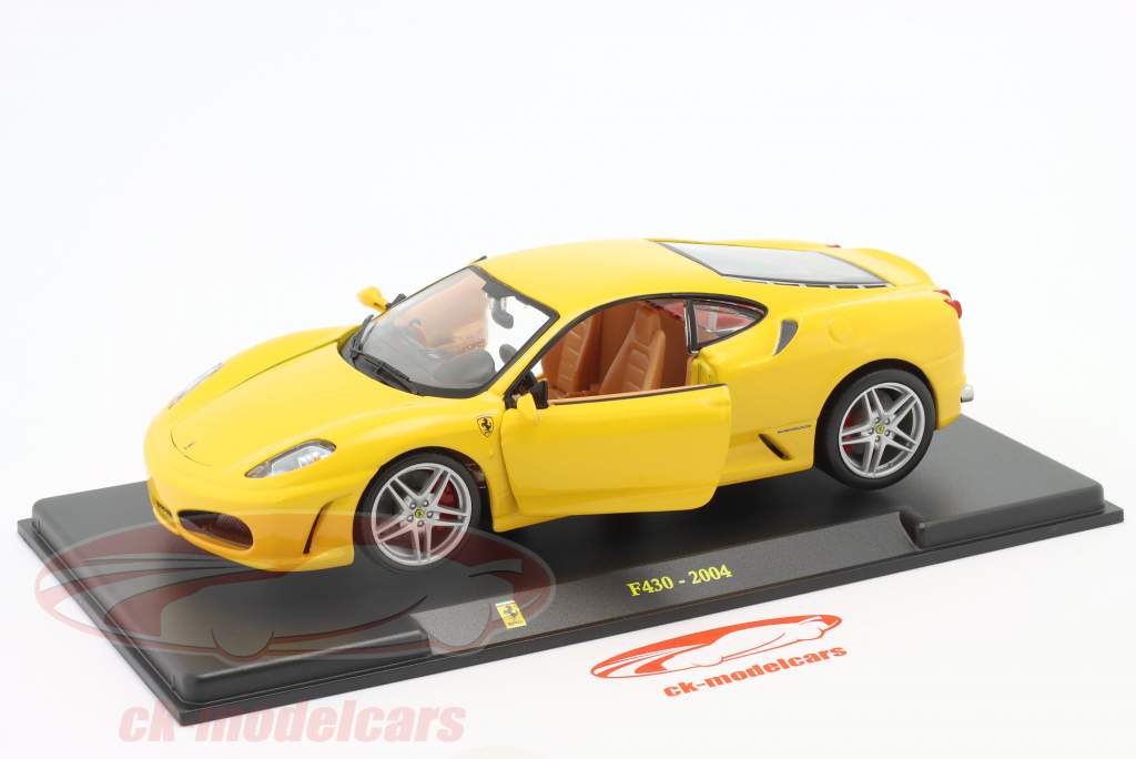 Ferrari F430 Anno di costruzione 2004 giallo 1:24 Bburago