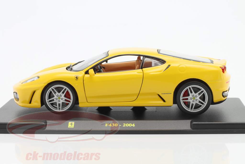 Ferrari F430 建設年 2004 黄色 1:24 Bburago