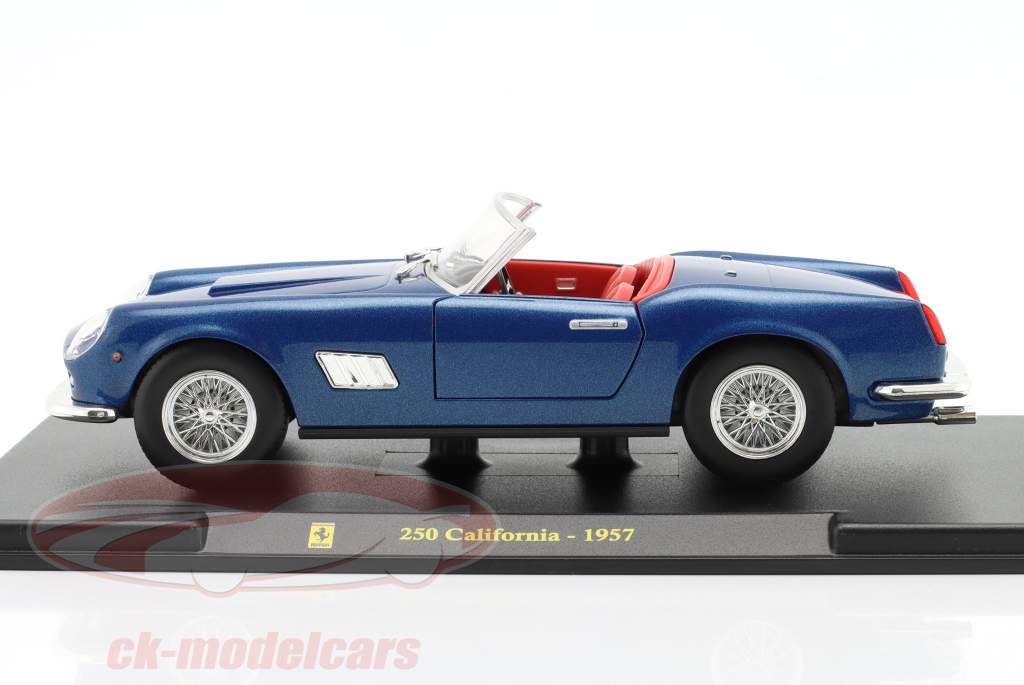 Ferrari 250 California Année de construction 1957 bleu 1:24 Bburago