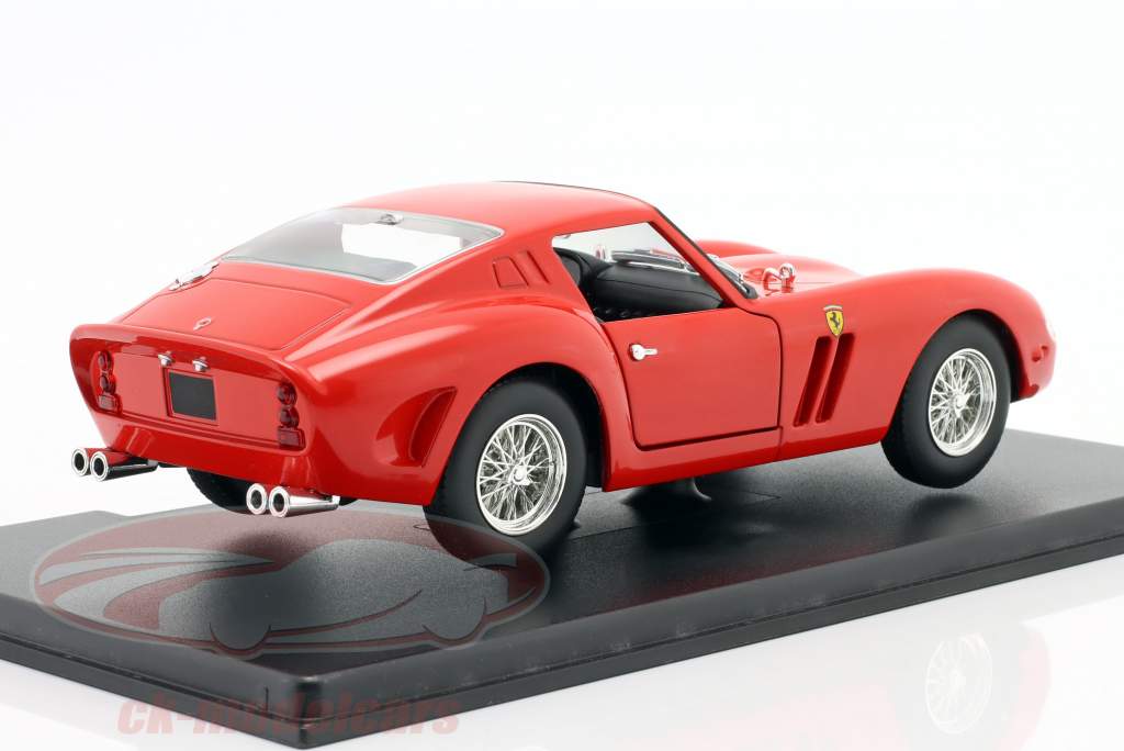 Ferrari 250 GTO bouwjaar 1962 rood 1:24 Bburago