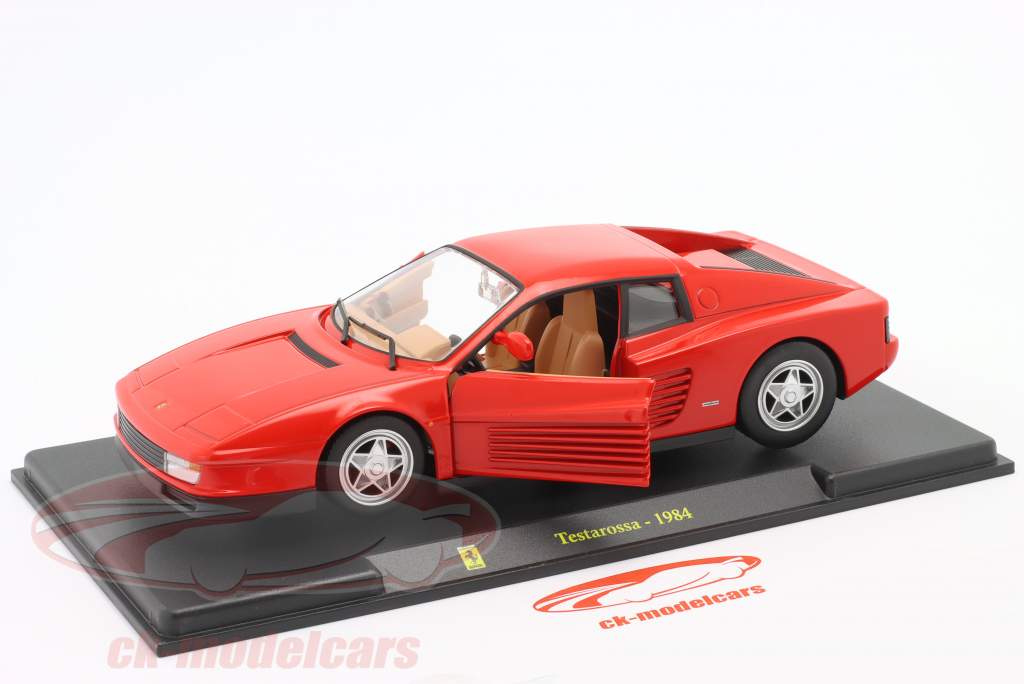 Ferrari Testarossa Año de construcción 1984 rojo 1:24 Bburago