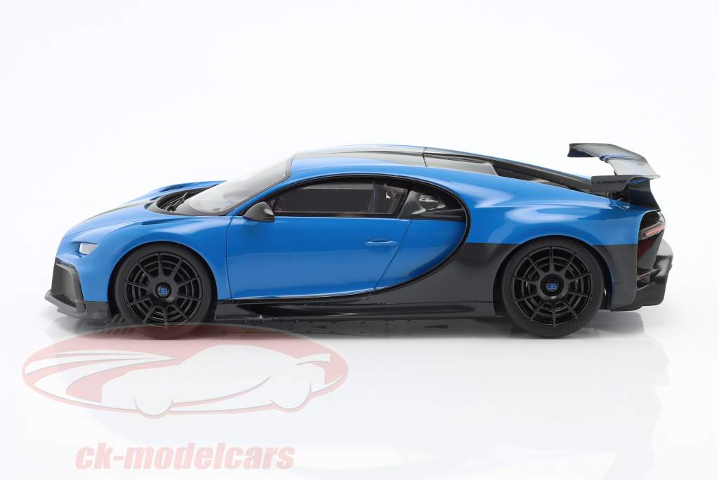 Bugatti Chiron Pur Sport Byggeår 2020 blå / sort 1:18 TrueScale