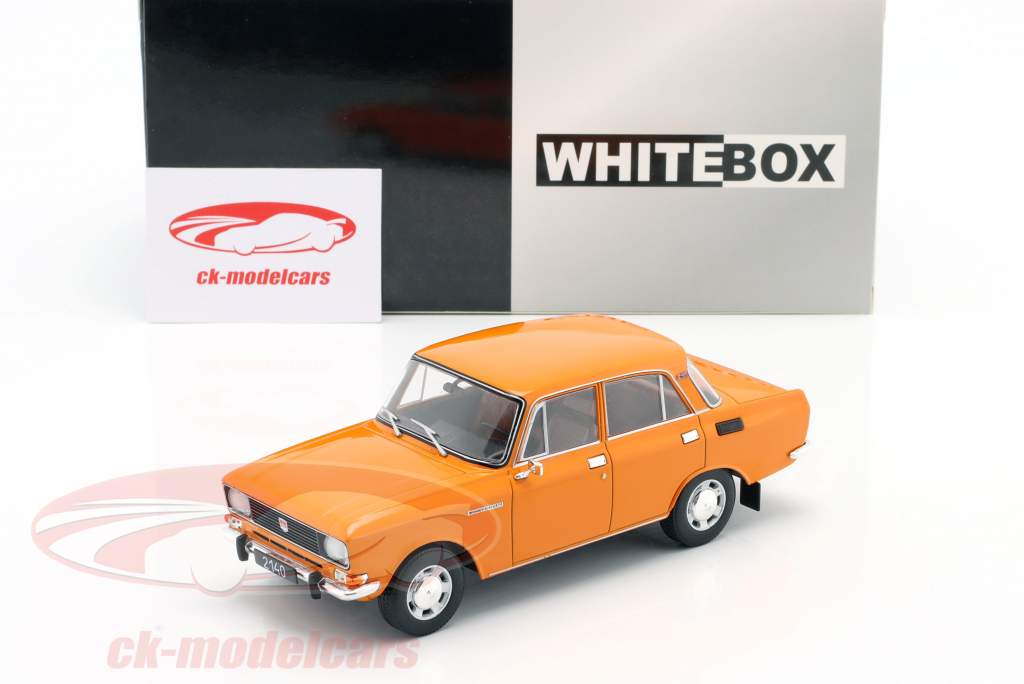 Moskwitsch 2140 Baujahr 1975 orange 1:24 WhiteBox
