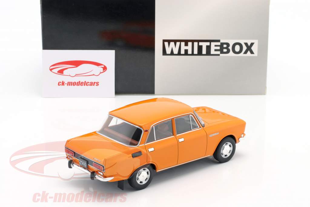 Moskwitsch 2140 Baujahr 1975 orange 1:24 WhiteBox