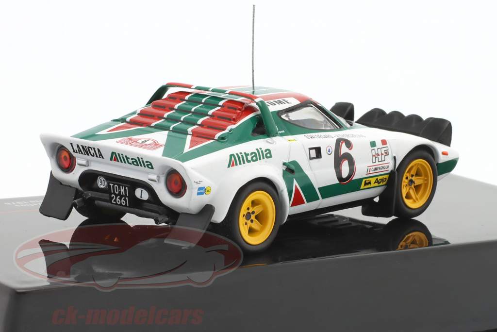 Lancia Stratos HF #6 2e Rallye Monte Carlo 1976 Waldegard, Thorszelius 1:43 Ixo