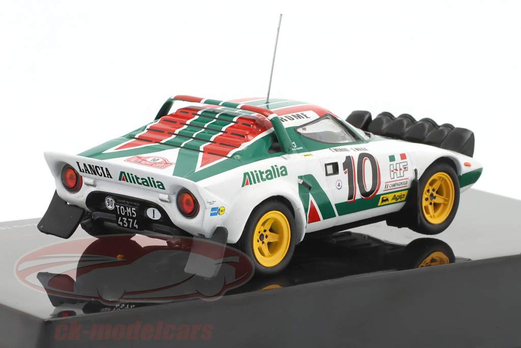 Lancia Stratos HF #10 ganador Rallye Monte Carlo 1976 Munari, Maiga 1:43 Ixo