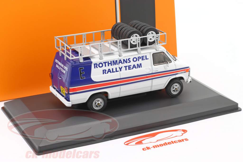 Chevrolet G-Series 面包车 Rallye Assistance Rothmans Opel Rally Team 1983 1:43 Ixo